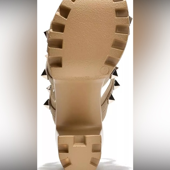 Cape Robbin Tinley Women's Spiky Platform Chunky Heels, Block Heel Size 9 - Picture 4 of 6